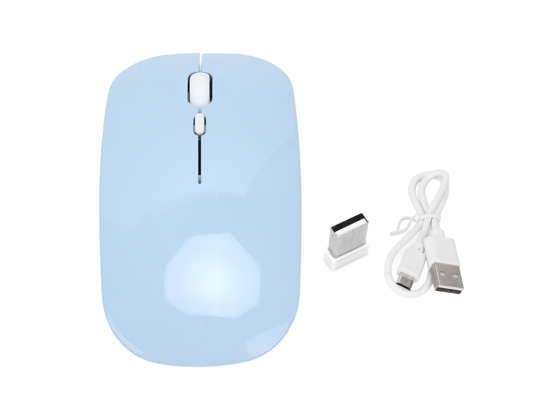 Aetheria mouse Sem Fio 2.4g com 2 Modos 1600 Dpi Óptico Portátil Receptor Nano Usb Azul