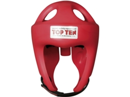 Capacete de boxe TOP TEN competition fight (Tam: L - Vermelho)