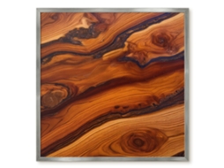 Quadro de parede magnético com painéis de madeira para escritório Espelharte (50x50 cm)