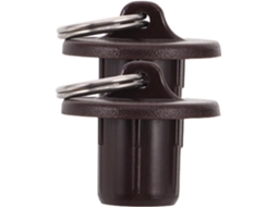 Tampas Para Persiana De Rolo, 2 Peças, Plástico Resistente, Encaixe Seguro, Acessórios Externos, Substituição De Cortina.