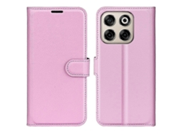Capa De Celular De Couro Com Flip Horizontal E Textura De Lichia Com Suporte