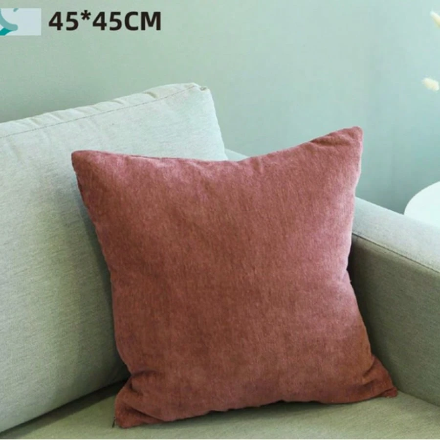 Conjunto 2 Almofada Veludo Chenille Sala Quarto 45 60cm