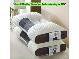 1 Almofada de Massagem Suave para o Pescoço 850g Cervical Ergonômica, Adequada para Dormir Lado/deitado Costas, Compacta, Recarregável, Us STELASPLEN
