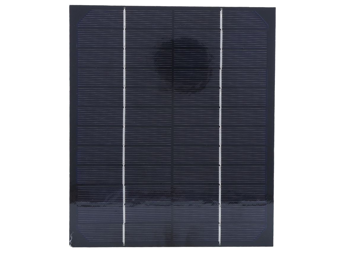 Painel solar monocristalino 6 W 12 V para uso externo BRILVIBERA
