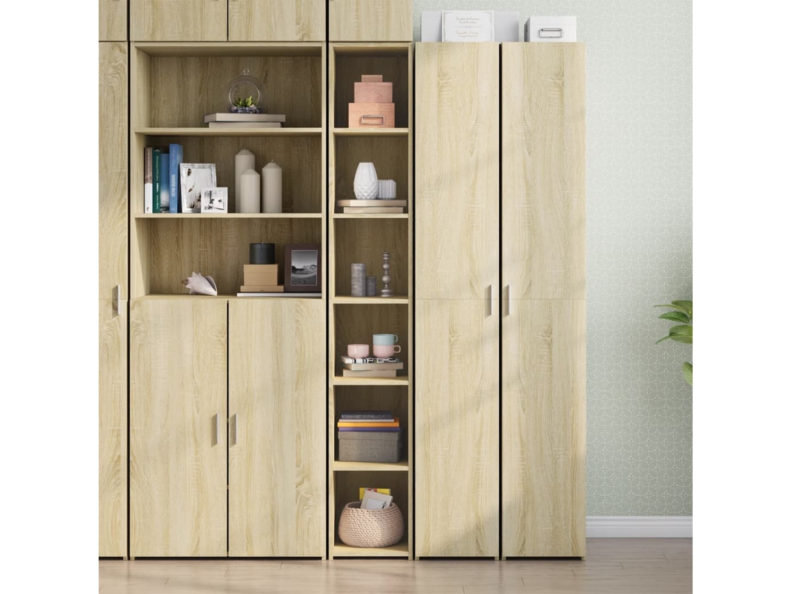 Armario alto 30x41x185 cm Derivados de madera Roble Sonoma