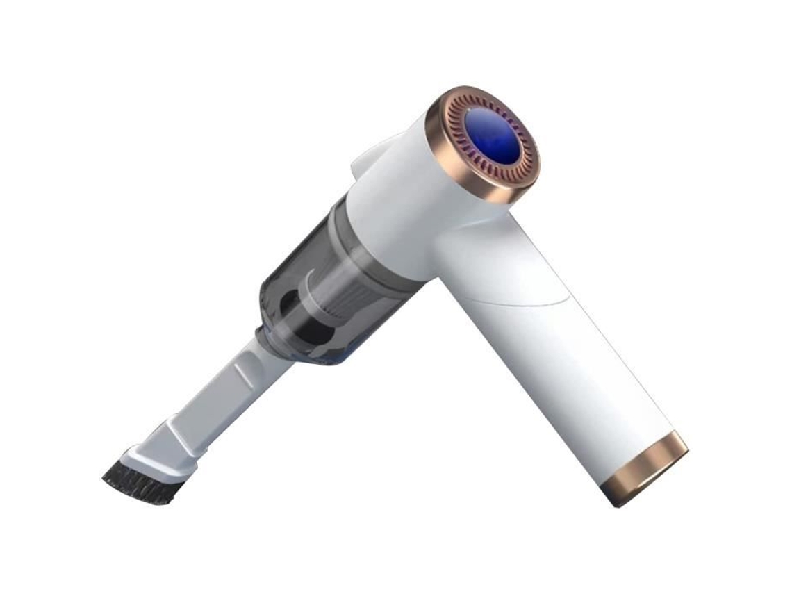 Aspirador de Pó Dobrável Sem Fio para Carro 120W com Sacos de Armazenamento Aspirador Portátil para Casa Carro e Ano A476