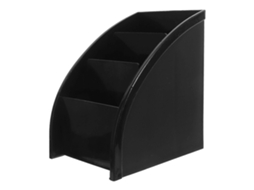 Estojo De Plástico Para Armazenamento De Telefone, Organizador De Mesa Para Escritório, Casa Olysi Shop (preto)
