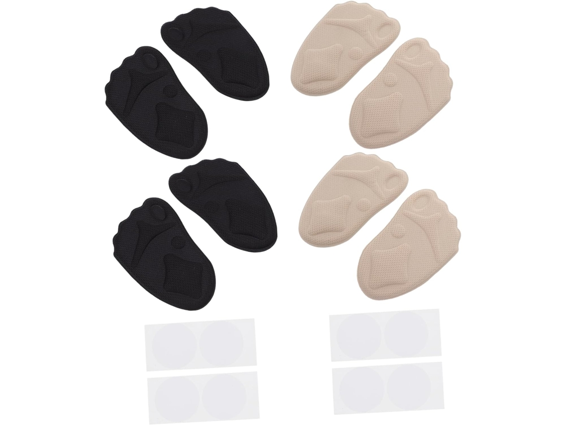 Conjunto De 8 Almofadas Espuma Viscoelástica Para A Parte Frontal Do Pé, Ideais Para Aliviar Dores Ao Usar Salto Alto Em