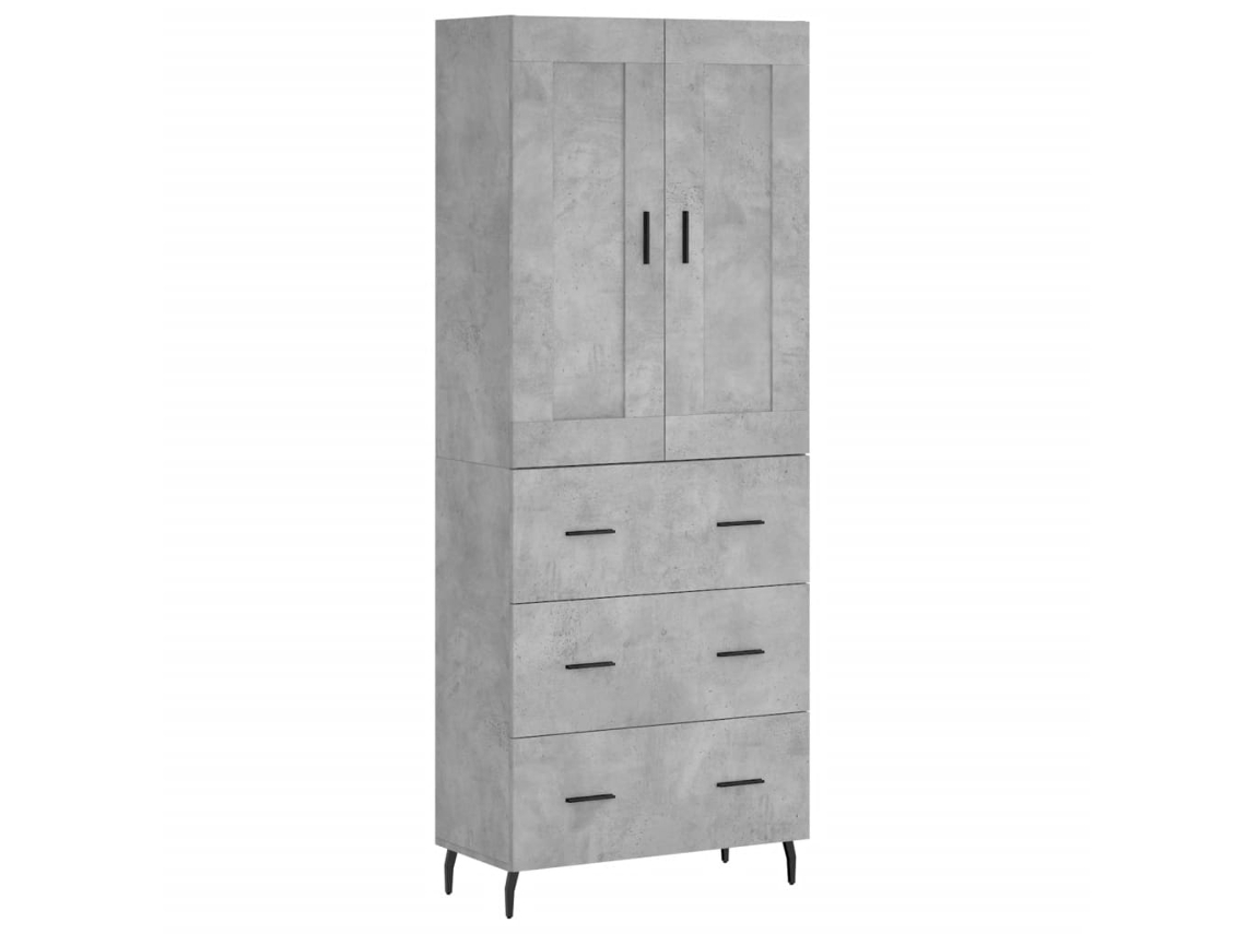 Highboard, Highboards Vidaxl Cinzeto Madeira Processada (n/a)