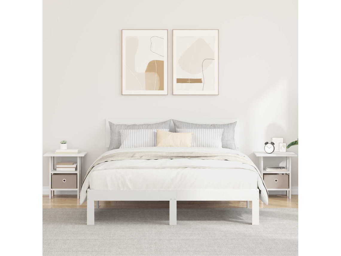 Vidaxl Mesa-de-cabeceira 2 Unid. Branco 41 X 40 X 45 Cm