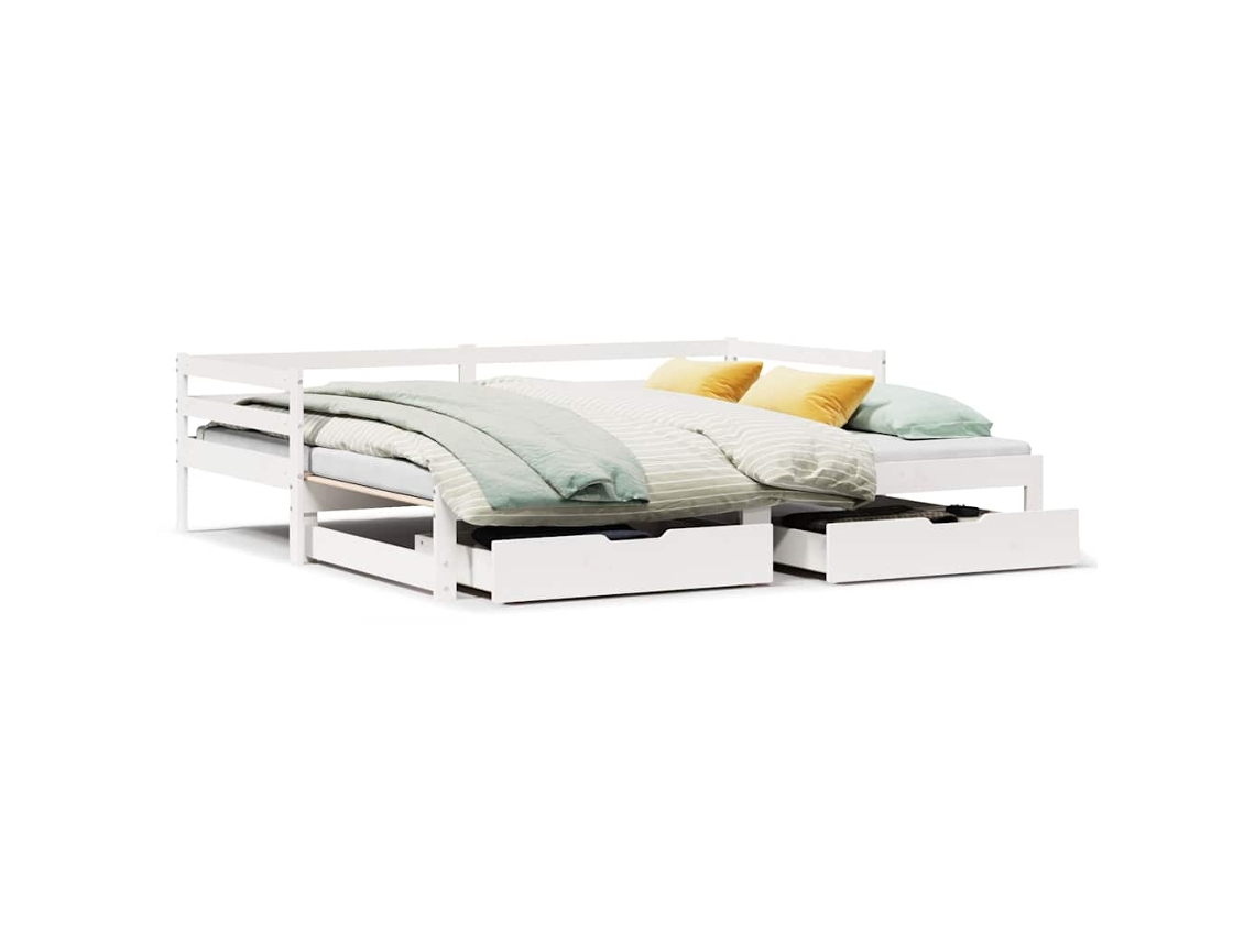 Daybed, Daybeds Vidaxl Branco Madeira De Pinho