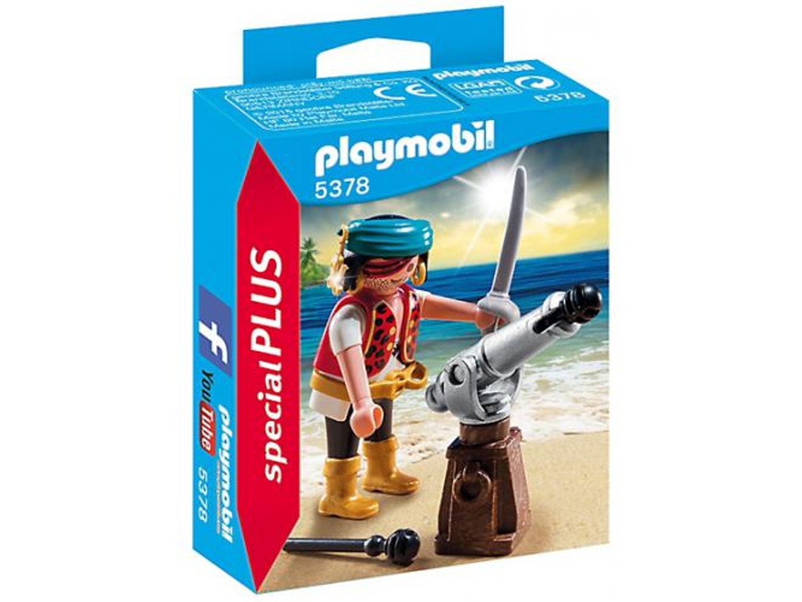 Playmobil 5378 Pirata Com Canhão