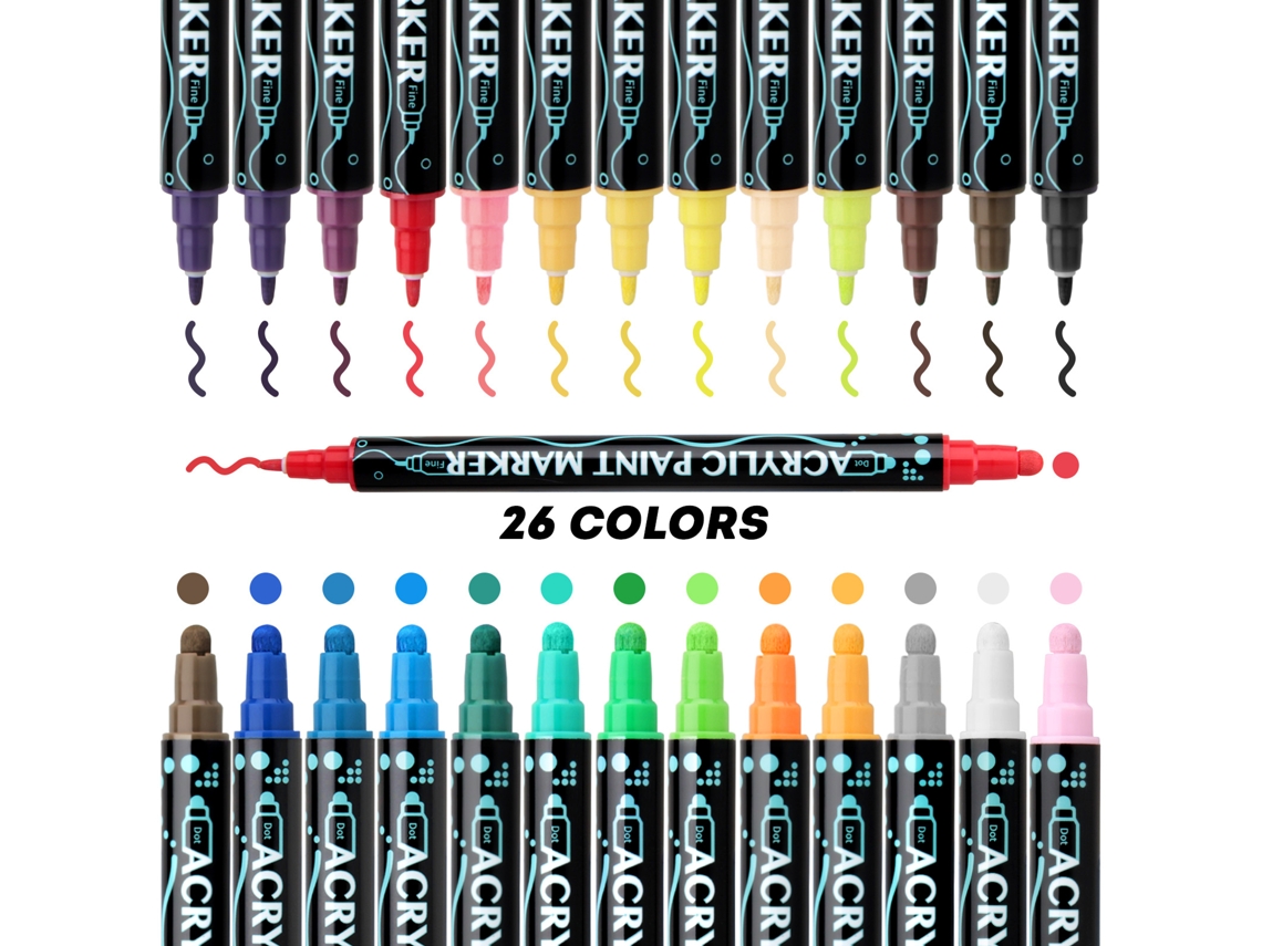 Conjunto De Marcadores Cuich (26 Cores)