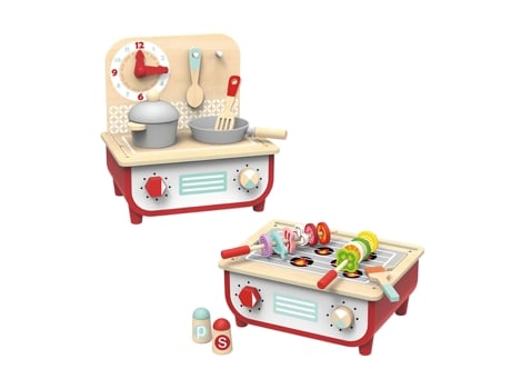 Jogo De Cozinha E Churrasqueira 23 Peças Tf327 Tooky Toy