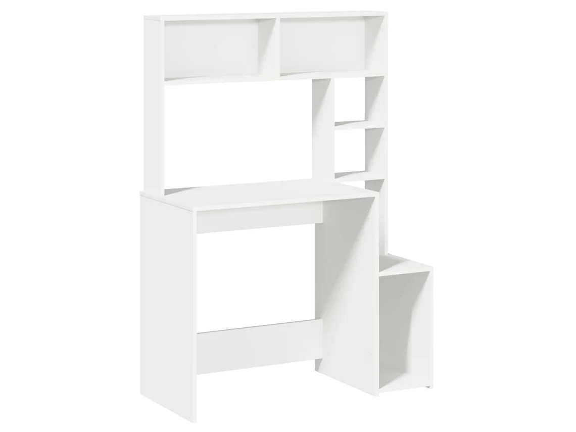 Desk, Desks Vidaxl Branco Madeira Processada (n/a)