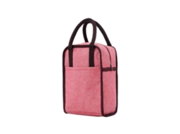 Lancheira térmica infantil Aquaforge Red, feita de tecido Oxford, com isolamento térmico, leve e durável.