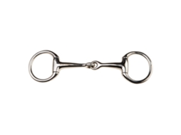 Broca de 2 Anéis em Aço Inoxidável para Cavalos Articulados WEATHERBEETA Korsteel Eggbutt