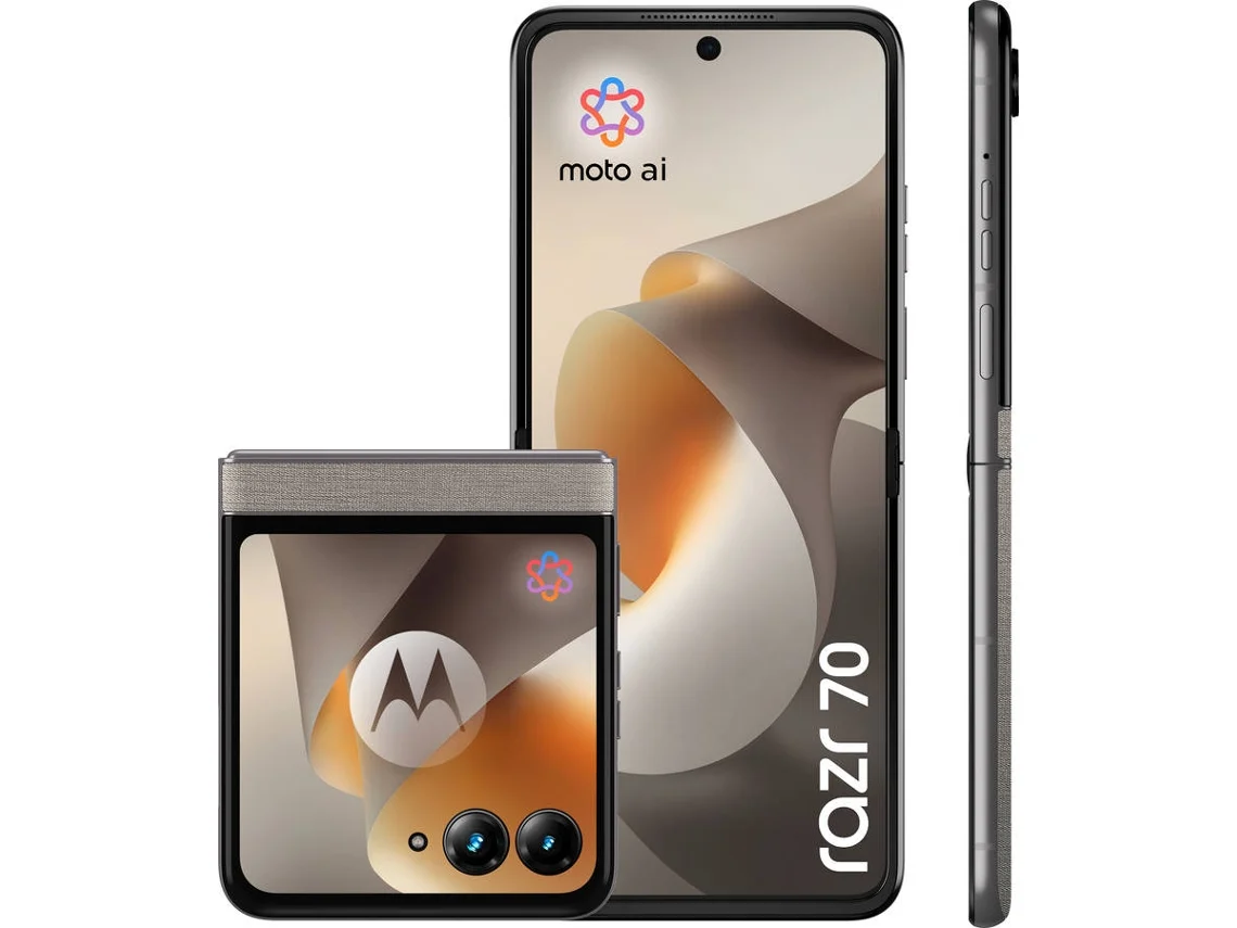 Smartphone MOTOROLA Razr 70 (6,9'' - 8 GB - 256 GB - Cinzento)