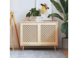 Vidaxl Portas De Armário Design Treliça 2 Pcs 49,5x61,5cm Pinho Maciço