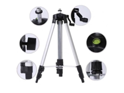 Mini tripé de nível de laser para adaptador de linha de feixe de 12 linhas, suporte de laser, ferramentas de teste de tripé de alumínio e metal 26