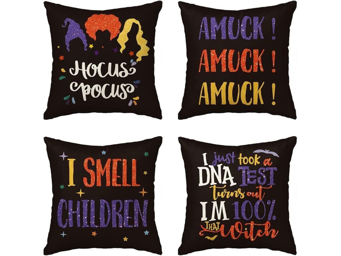 Capinha de Travesseiro Halloween Hocus Pocus | S/MARCA
