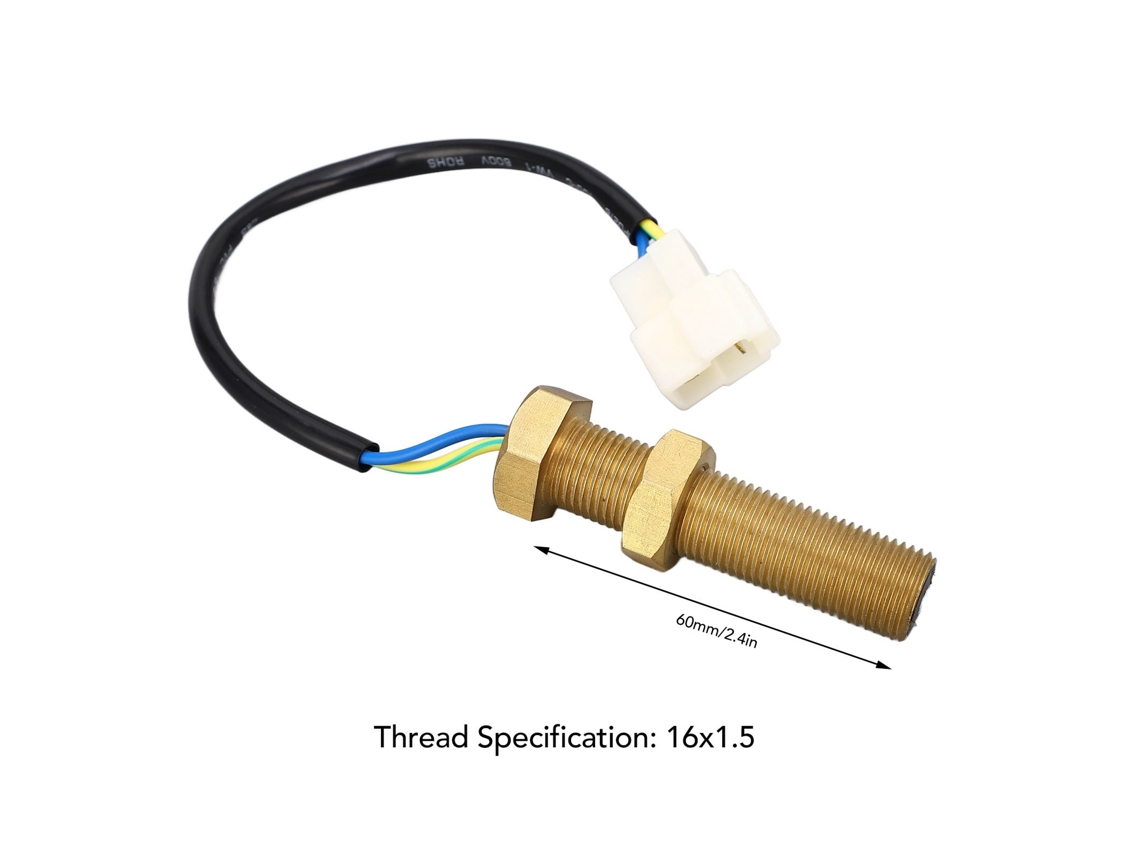 Sensor De Velocidade Rotativa Magnético Laxiscreed M16x1.5 De Alta Sensibilidade