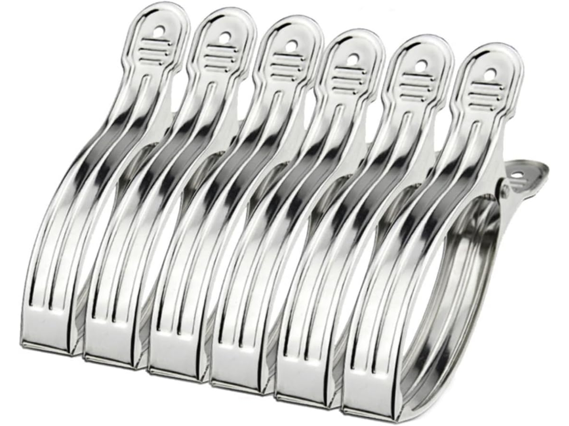Clips Multiuso Flexíveis E Duráveis Em Aço Inoxidável, Perfeitos Colchas E Roupas