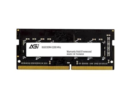 Faixa de Ram AGI Sd138 Ddr4 8 Gb 3200 Mhz Cl22 Não Ecc Compatível com Laptop/Notebook