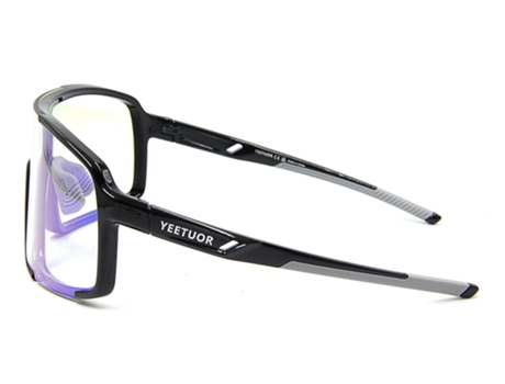 Óculos De Sol Com Lentes Polarizadas Polarizadas, Uv Unissexo Yeetuor Ytcl Proteção Livre Azul