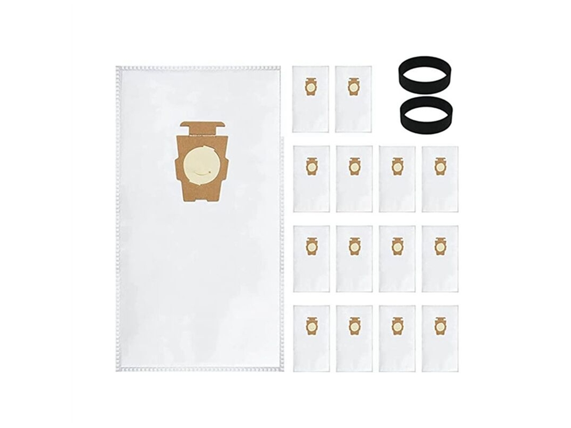 Lurelia Pack 15 Sacos De Pó Para Aspirador, Tecido Multicamadas, Substituição Prática