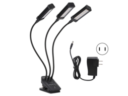 Luz Led De Crescimento Para Plantas 3 Cabeças Ajustável 360° 100 240v