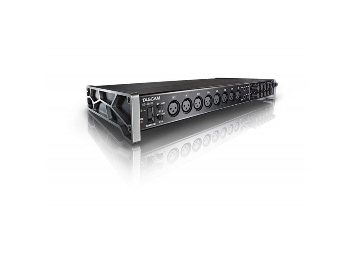 Interface De Áudio Tascam Us16x08 16 Entradas 8 Saídas Fio