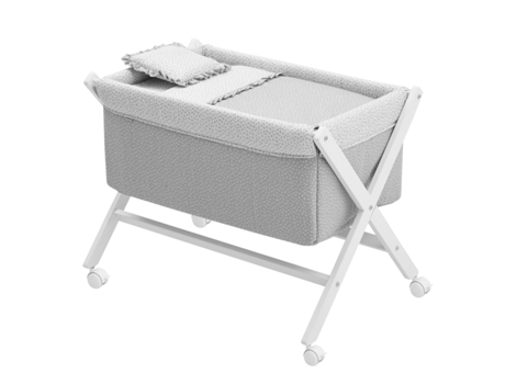 Berço CAMBRASS Liberty (Algodão - Cinzento - 55 x 87 x 74 cm)