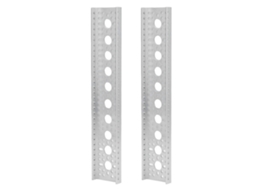 Conjunto De 2 Suportes Em Alumínio Laxiscreed 48x12mm Em U Para Robôs Com Alta Resistência