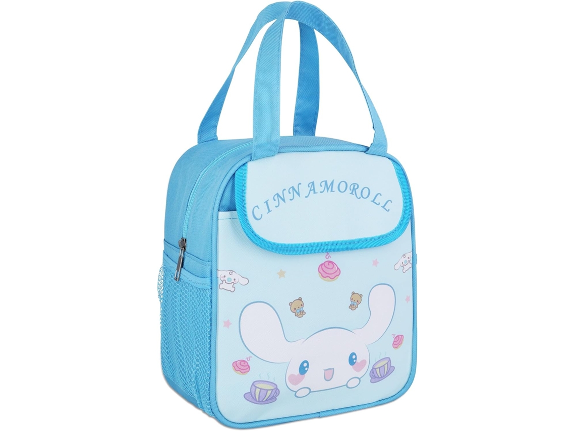 Lancheira Cinnamoroll Anime com Orelhas Grandes para Homens e Mulheres, À Prova de Vazamentos, Compartimento Grande Aquaforge
