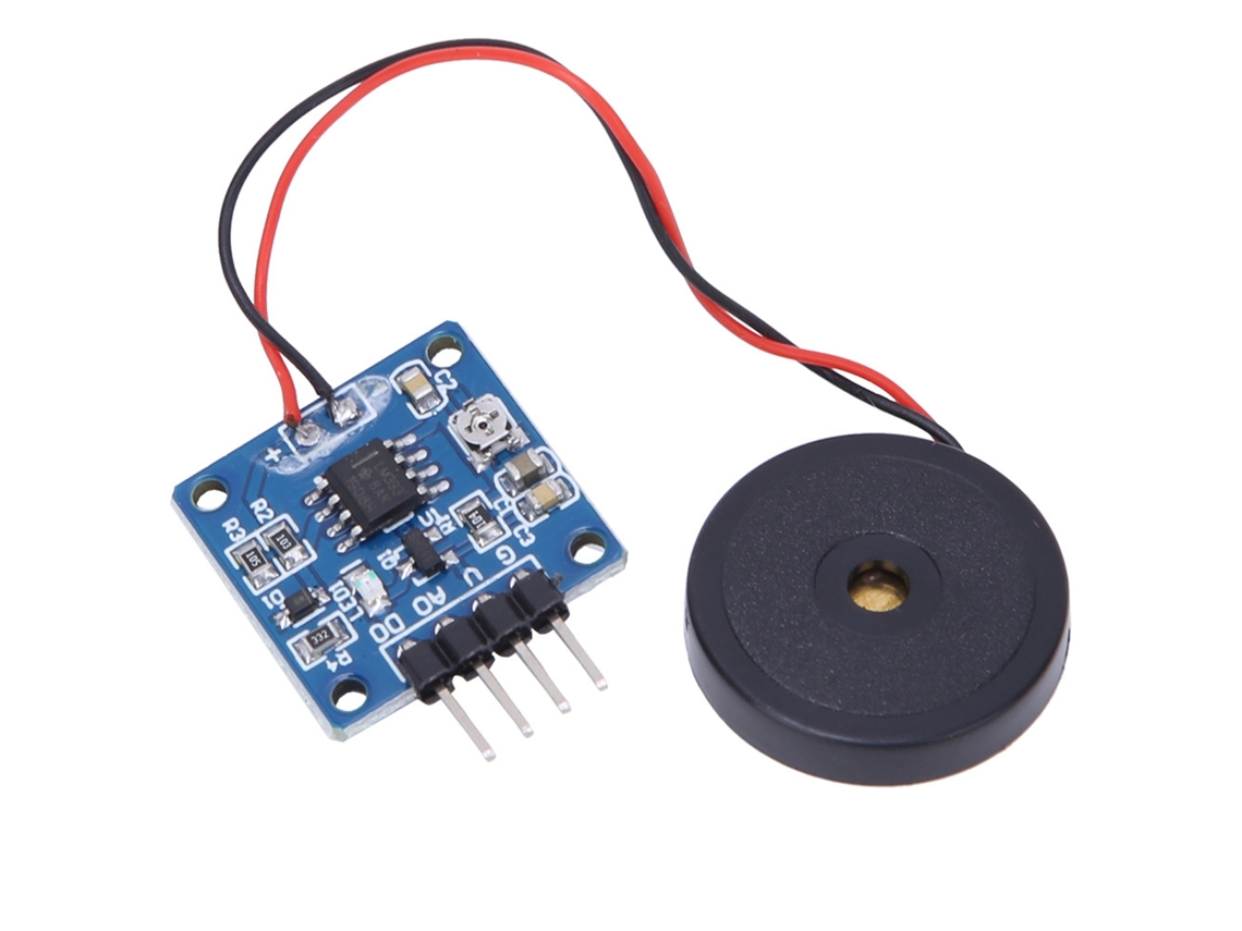 Módulo Sensor De Toque Piezoelétrico Vibração 5v Dc Ad/do