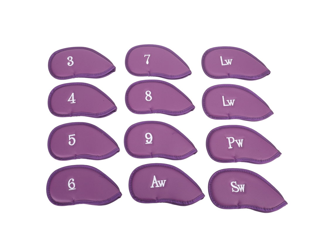 Urbannova-12 Capas De Ferro De Golfe Númeradas De Pu Roxo