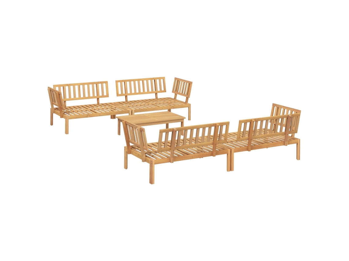 Pallet Sofa Set, Pallet Sofa Sets Vidaxl Marrom Madeira De Acácia (n/a)
