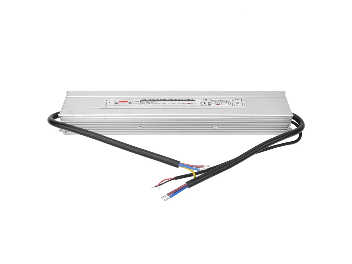Fonte de Alimentação Led Regulável 2 em 1 HKJ (170~260V, 12V, 25A, 300W)