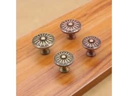 Conjunto de 10 Puxadores em Bronze BRILVIBERA (2,5x2,5x3,1)