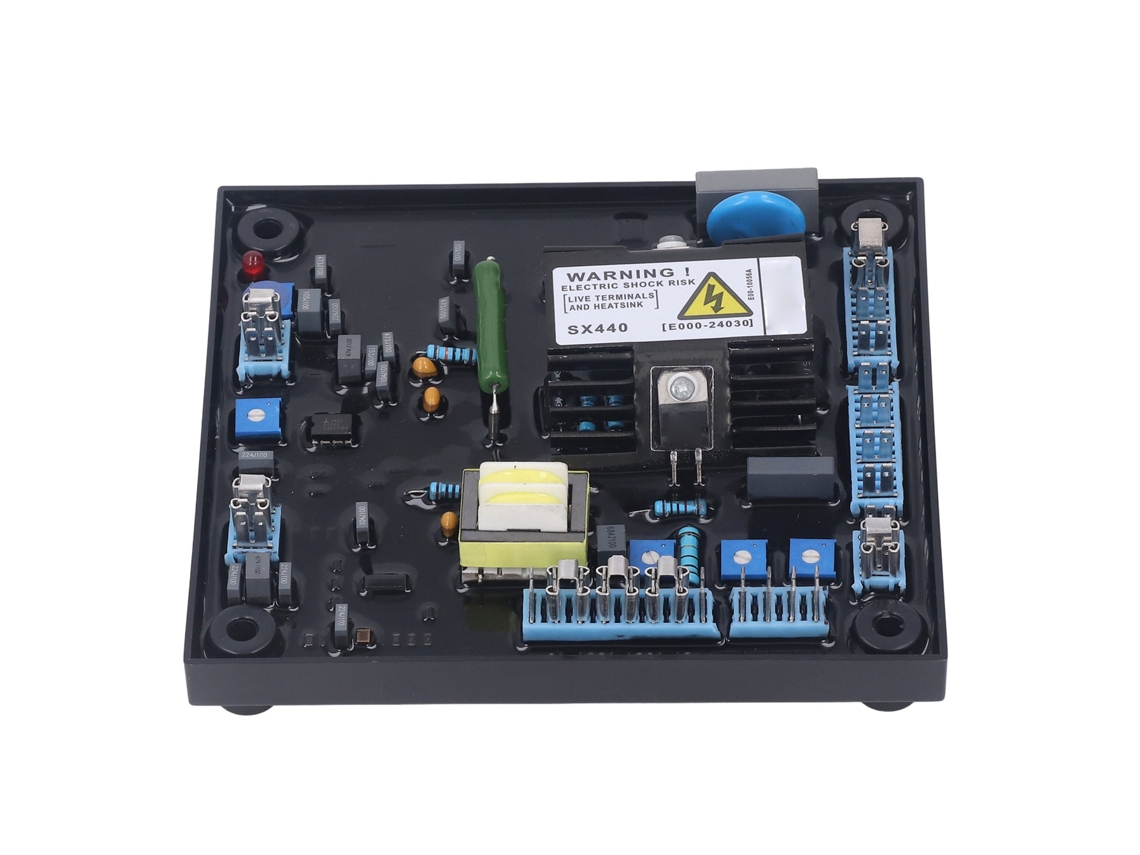 Módulo Regulador de Voltaje HKJ AVR para gerador diesel 190-264V placa 1 fase