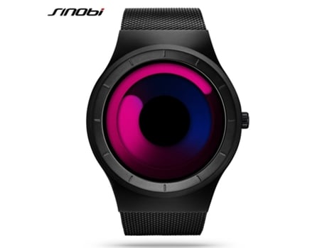 FPSP Smartwatch de Casal Tendência de Cores Opostas Conceito de Smartwatch Sem Agulha Criativo