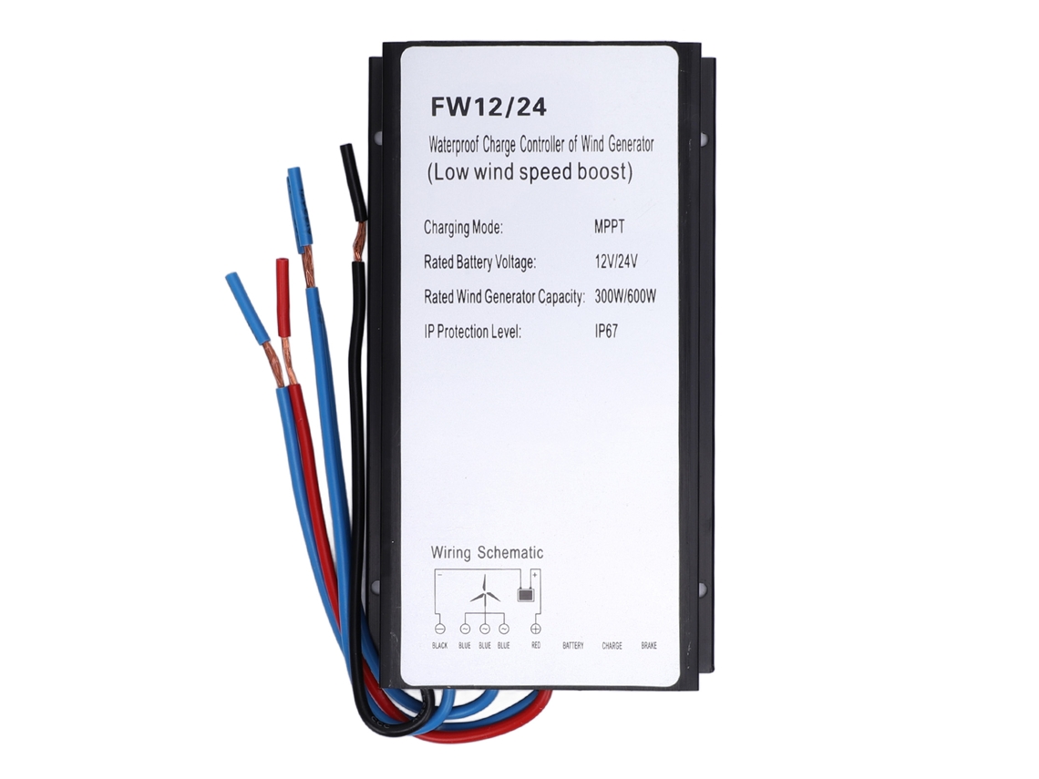 Controlador de carregamento MPPT para turbina eólica 12V 24V 300W 600W IP67 Primerox
