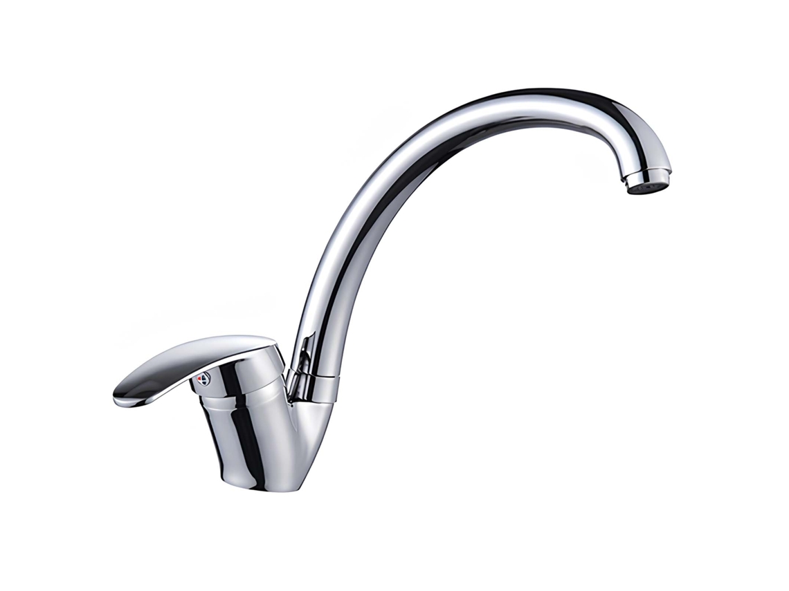Misturadora de Cozinha Monofuro com Bica Alta Fixa 24x20cm AVIZAR