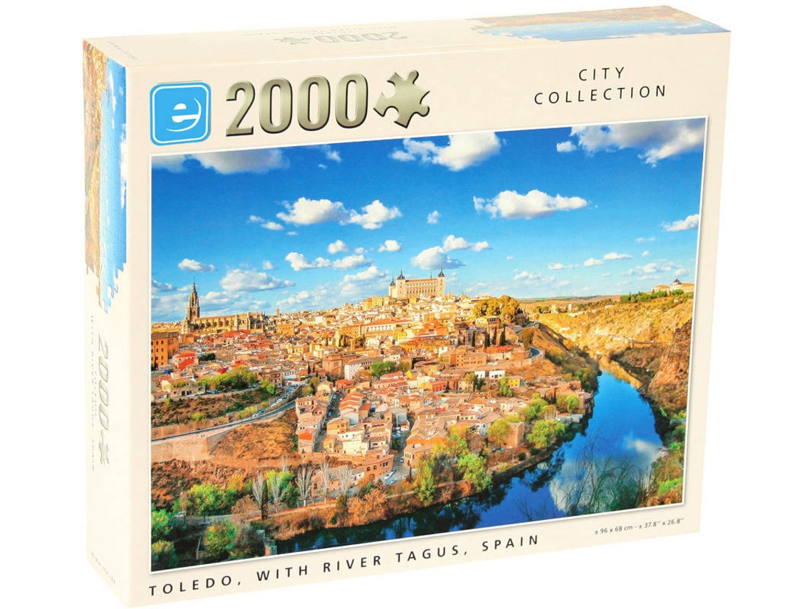 Puzzle 2000Pcs Toledo com Rio Tejo Espanha