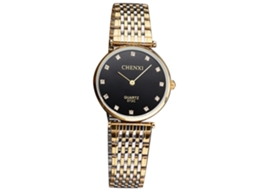 Reloj De Pareja Ultra Delgado Impermeable Acero Retro Casual Cuartz Hombre Mujer