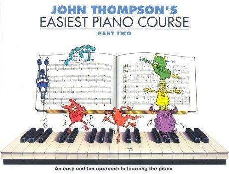 Livro JOHN THOMPSONS Easiest Piano Course Part 2 (Inglês)