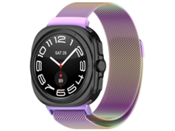 Bracelete Para Samsung Galaxy Watch Ultra2 47mm Arco-íris