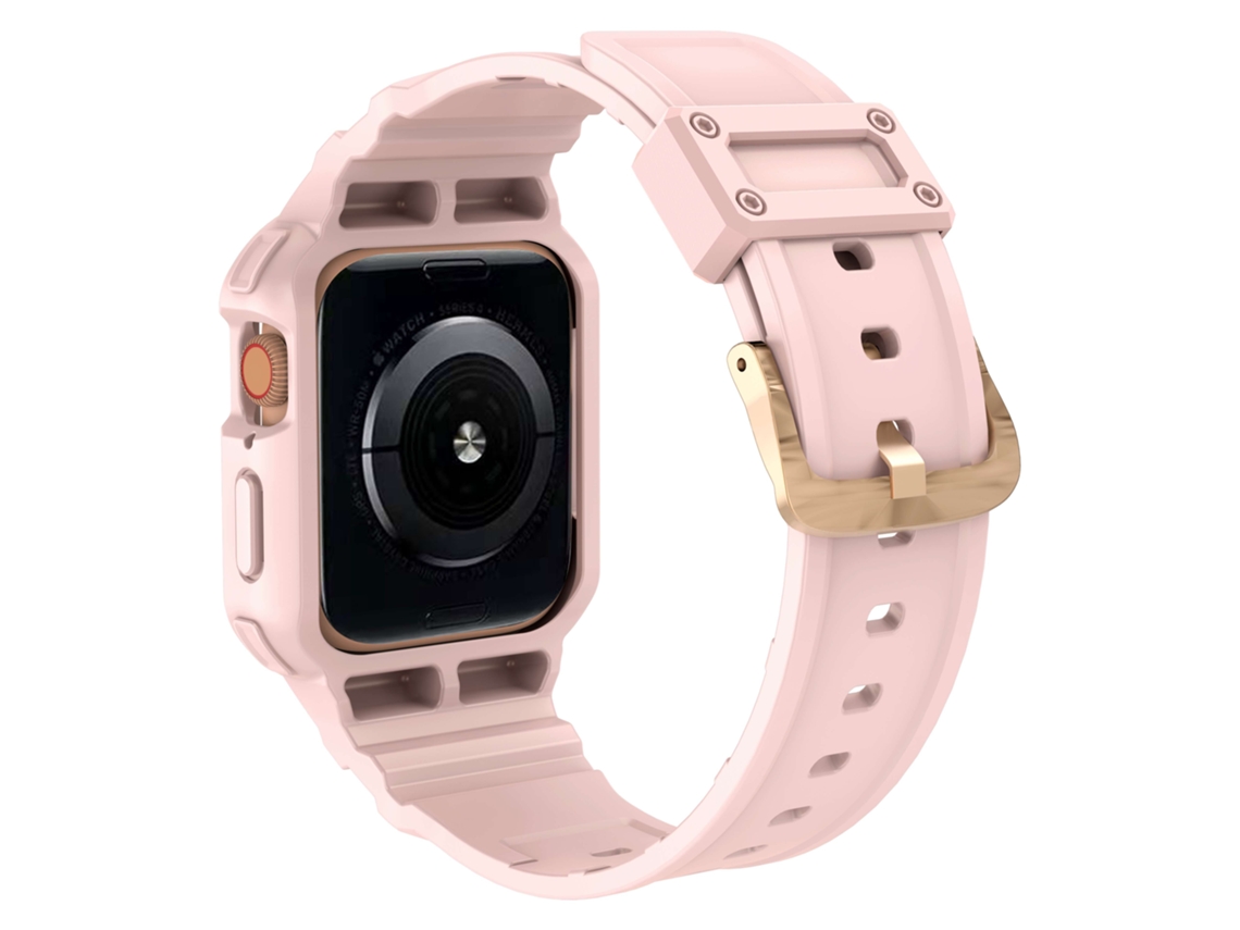 Capa com Bracelete Endurance All-In-One para Apple Watch Series Se 2022 40Mm Rosa