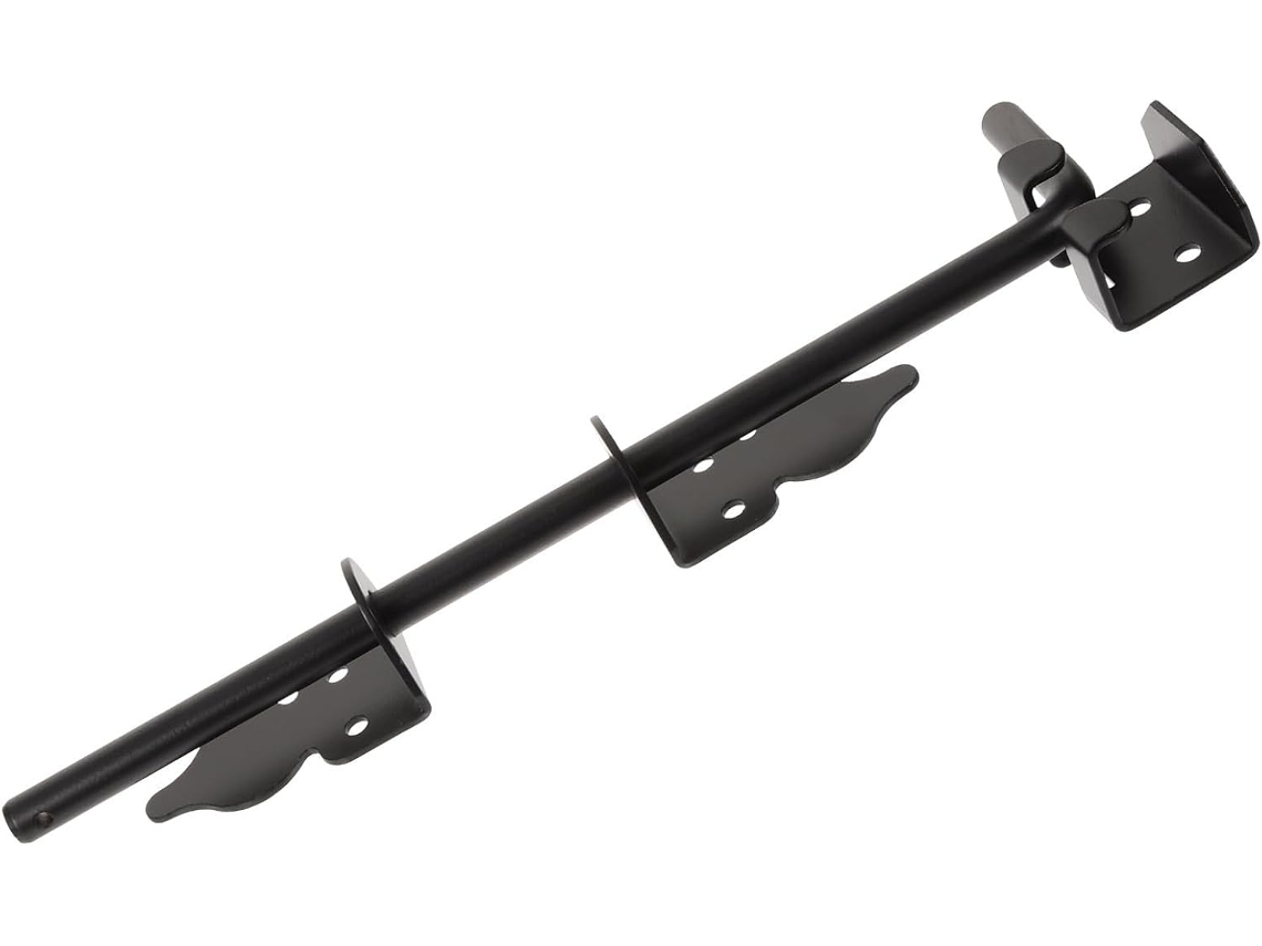 Trinco De Ferro Preto De 30 Cm (12 Polegadas), Fechadura Para Portões E Portas De Madeira.